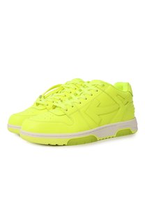 Кожаные кеды Out of Office Off-White