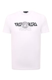 Хлопковая футболка Versace