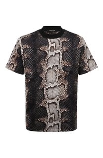 Хлопковая футболка Roberto Cavalli