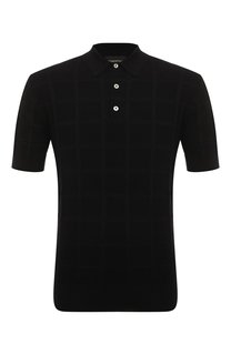 Хлопковое поло Emporio Armani