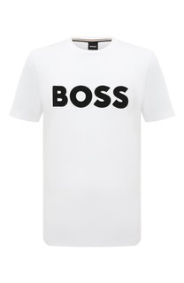 Хлопковая футболка BOSS
