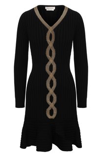 Шерстяное платье Alexander McQueen