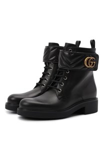 Кожаные ботинки Marmont Gucci