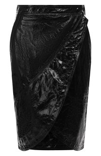 Кожаная юбка Givenchy