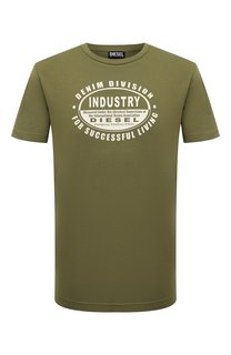 Хлопковая футболка Diesel