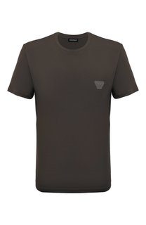 Хлопковая футболка Emporio Armani