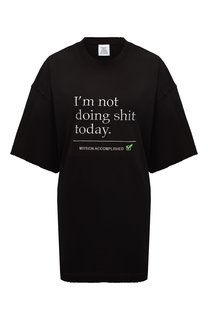 Хлопковая футболка VETEMENTS