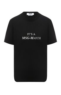 Хлопковая футболка MSGM