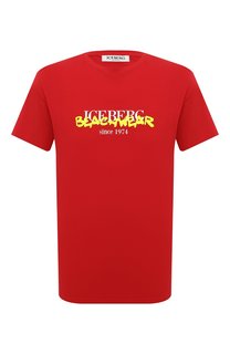 Хлопковая футболка Iceberg
