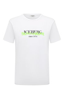 Хлопковая футболка Iceberg