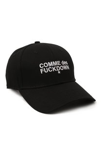 Хлопковая бейсболка Comme des Fuckdown