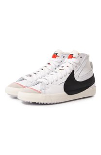 Кожаные кеды Blazer Mid 77 Jumbo Nike
