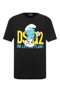 Хлопковая футболка Dsquared2