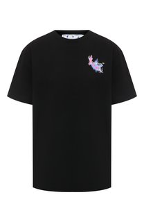 Хлопковая футболка Off-White