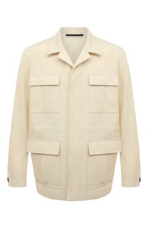 Куртка из хлопка и льна Loro Piana