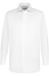 Хлопковая сорочка с воротником кент Brioni