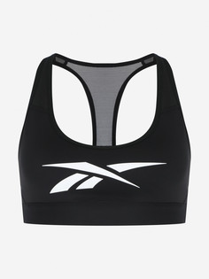 Спортивный топ бра Reebok Lux Vector Racer Bra, Черный