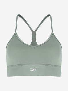 Спортивный топ бра Reebok, Зеленый