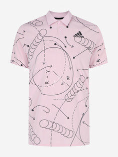 Поло мужское adidas Club Graphic Polo, Розовый