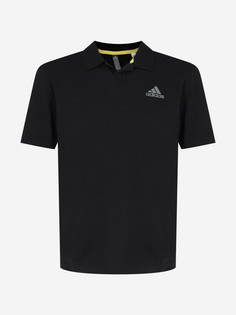 Поло мужское adidas Clubhouse 3bar, Черный