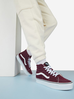 Кеды женские Vans Sk8-Hi Platform 2.0, Красный