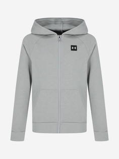 Толстовка детская Under Armour Rival Fleece Fz Hoodie, Серый