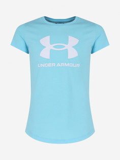 Футболка детская Under Armour Live Sportstyle Graphic SS, Голубой