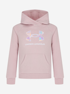 Худи детская Under Armour Rival Logo Hoodie, Розовый