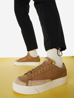 Кеды женские Nike Blazer Low Platform, Бежевый