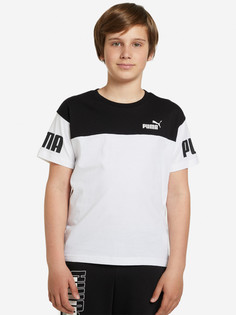 Футболка для мальчиков PUMA Power Colorblock, Белый