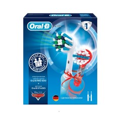 Набор электрических щеток Oral-B Family Pack D12.513K Cars + PRO 500