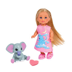 Кукла Еви со слоненком 12 см Simba
