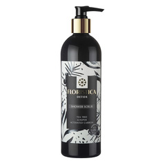 Гель-скраб Floristica DETOX для душа глубокое очищение 345 мл