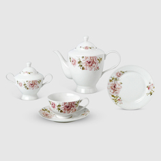 Сервиз чайно-десертный Macbeth bone porcelain Princess Emily 38 предметов