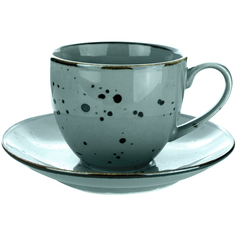Чашка с блюдцем Porcelana Bogucice Alumina Tiffany 0,3 л 16 см