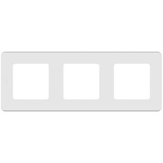 Рамка универсальная Legrand Inspiria 3 поста, цвет - белый