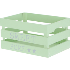 Деревянный ящик ZIHAN Sweet Home мятный XL 40х30х20 см