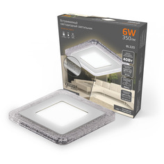 Светильник Gauss Bubbles BL320 квадратный 3+3W, LED 3000K, 350lm, 103x103мм