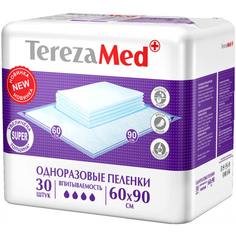 Пеленки одноразовые TerezaMed Super 60 х 90 см 30 шт