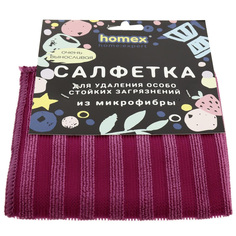 Салфетка из микрофибры Homex Очень выносливая 30х30 см