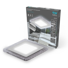 Светильник Gauss Bubbles BL323 квадратный 6+3W, LED 4000K, 540lm, 143x143мм