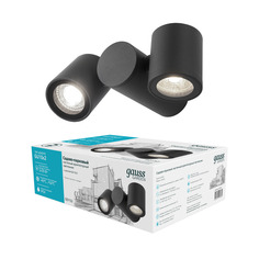 Светильник садово-парковый Gauss Sonata настенный архитектурный, 2xGU10, 221x155x70mm