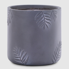 Горшок для цветов L&t pottery цилиндр антик коричневый D24