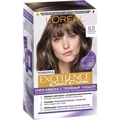 Краска для волос Loreal Сool creme 6.11 темный русый 190 мл