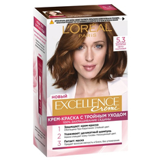 Краска для волос creme 5.3 светлый каштан Loreal