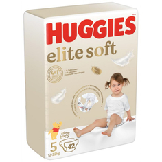 Подгузники Huggies Elite Soft 5 12-22 кг 42 шт