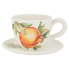 Чашка с блюдцем Home and Style Melograno 0,4 л