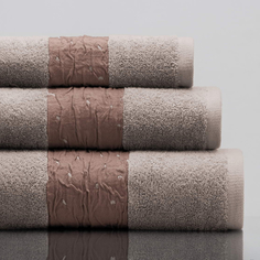 Махровое полотенце Sofi De Marko Molly бежевое 50х90 см