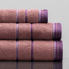 Махровое полотенце Sofi De Marko Jessica пепел роза 70х140 см