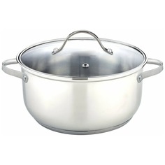 Кастрюля Hitt Bravo стеклянная крышка 5,2 л 24x12,5 см